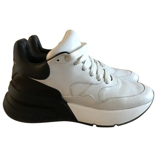 Alexander McQueen Leather Low Trainers