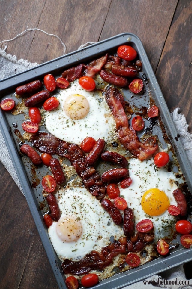 Bacon and Eggs Breakfast Bake