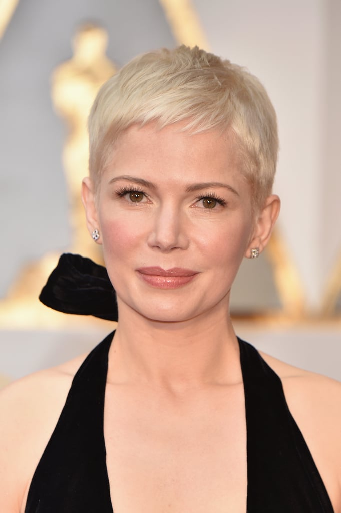 Michelle Williams Oscars 2017 Hair and Makeup on the Red Carpet