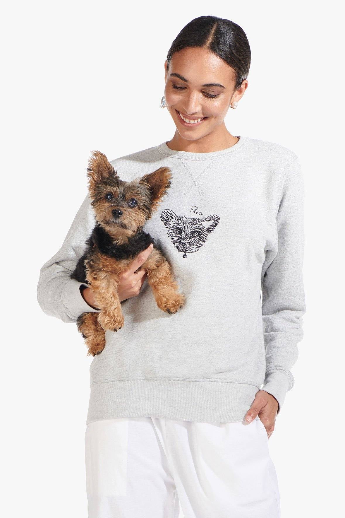 Staud Makes Custom Sweatshirts With Your Pet s Face on Them PS Fashion