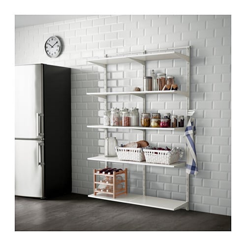 Algot Wall Shelving Ikea Farmhouse Style POPSUGAR Home Photo 5