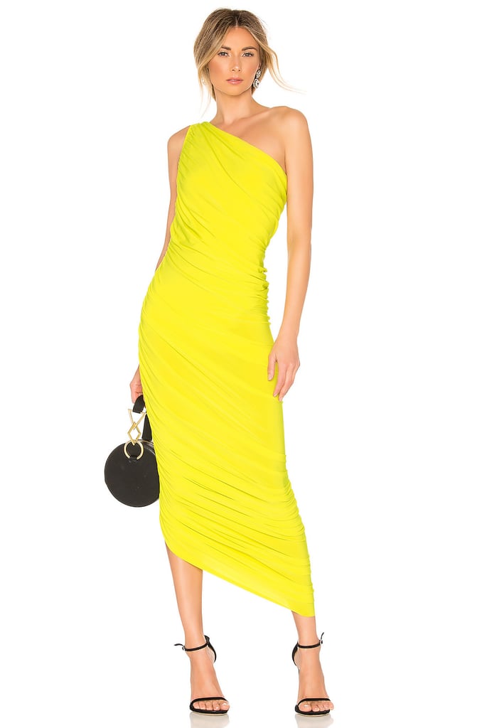 Norma Kamali Diana Gown | Michelle Obama's Sparkling Yellow ...