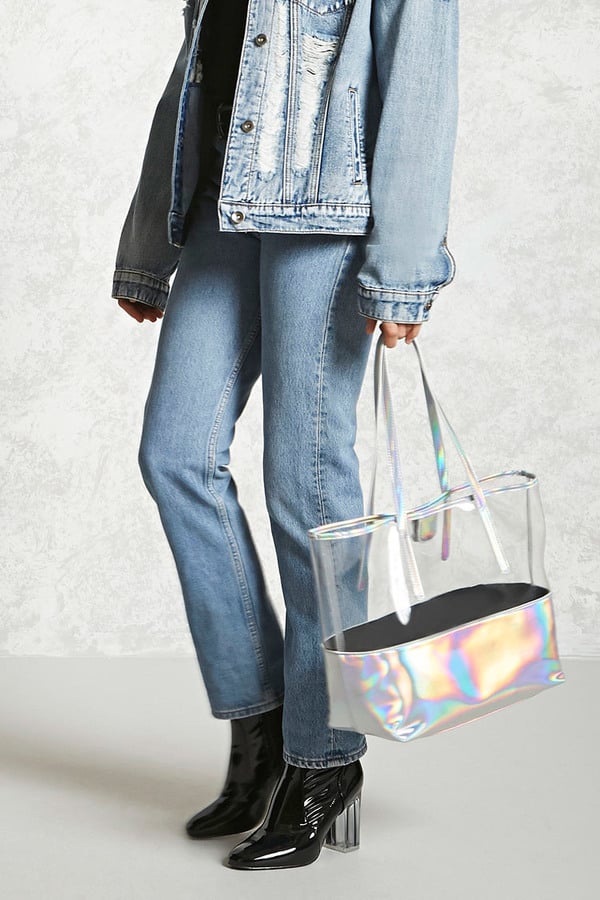 Iridescent Clear Tote Bag