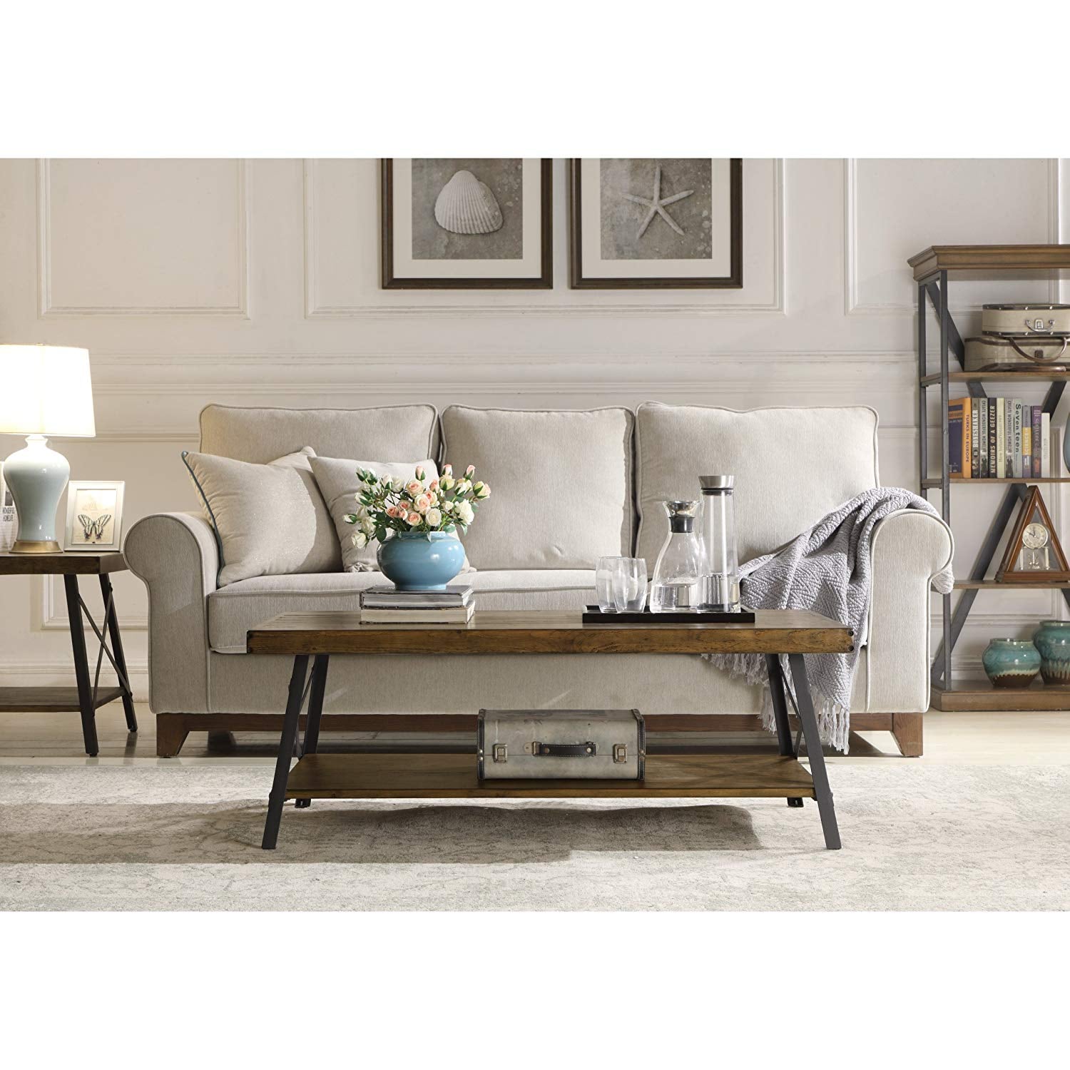 Emerald Home Chandler Rustic Coffee Table Time For A