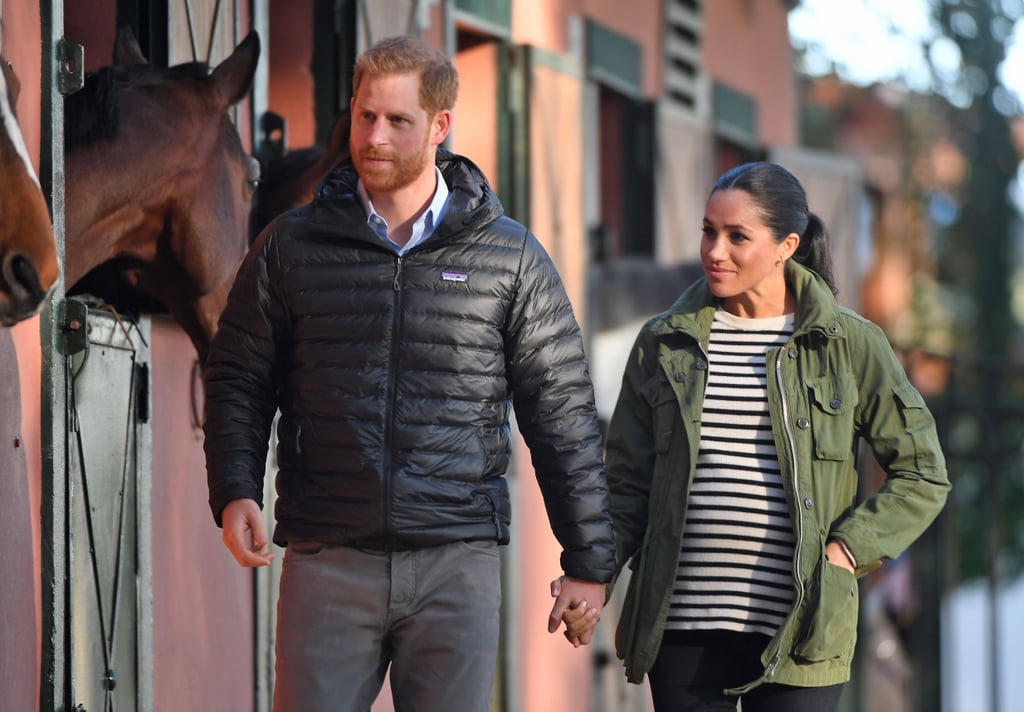 Meghan Markle S Green J Crew Jacket In Morocco Popsugar Fashion Uk