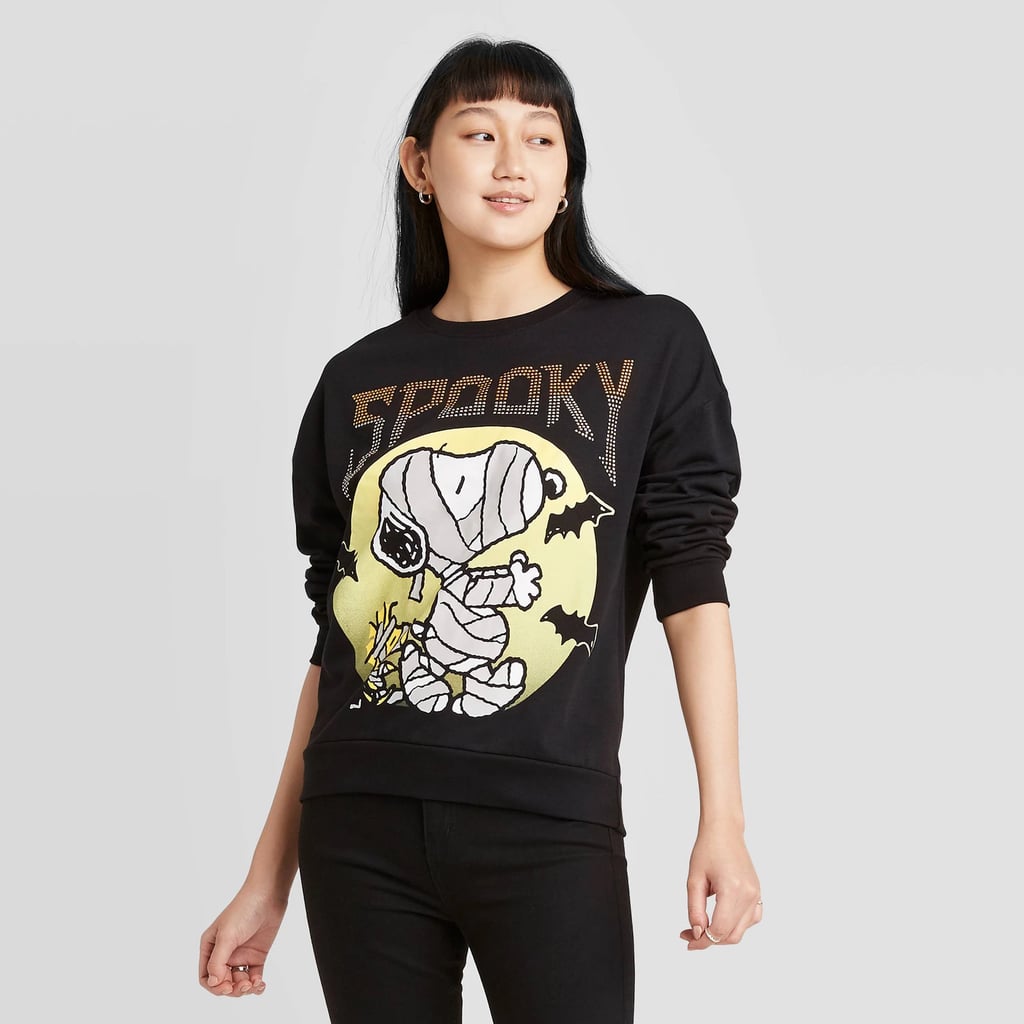 Spooky Snoopy Halloween Graphic Sweatshirt