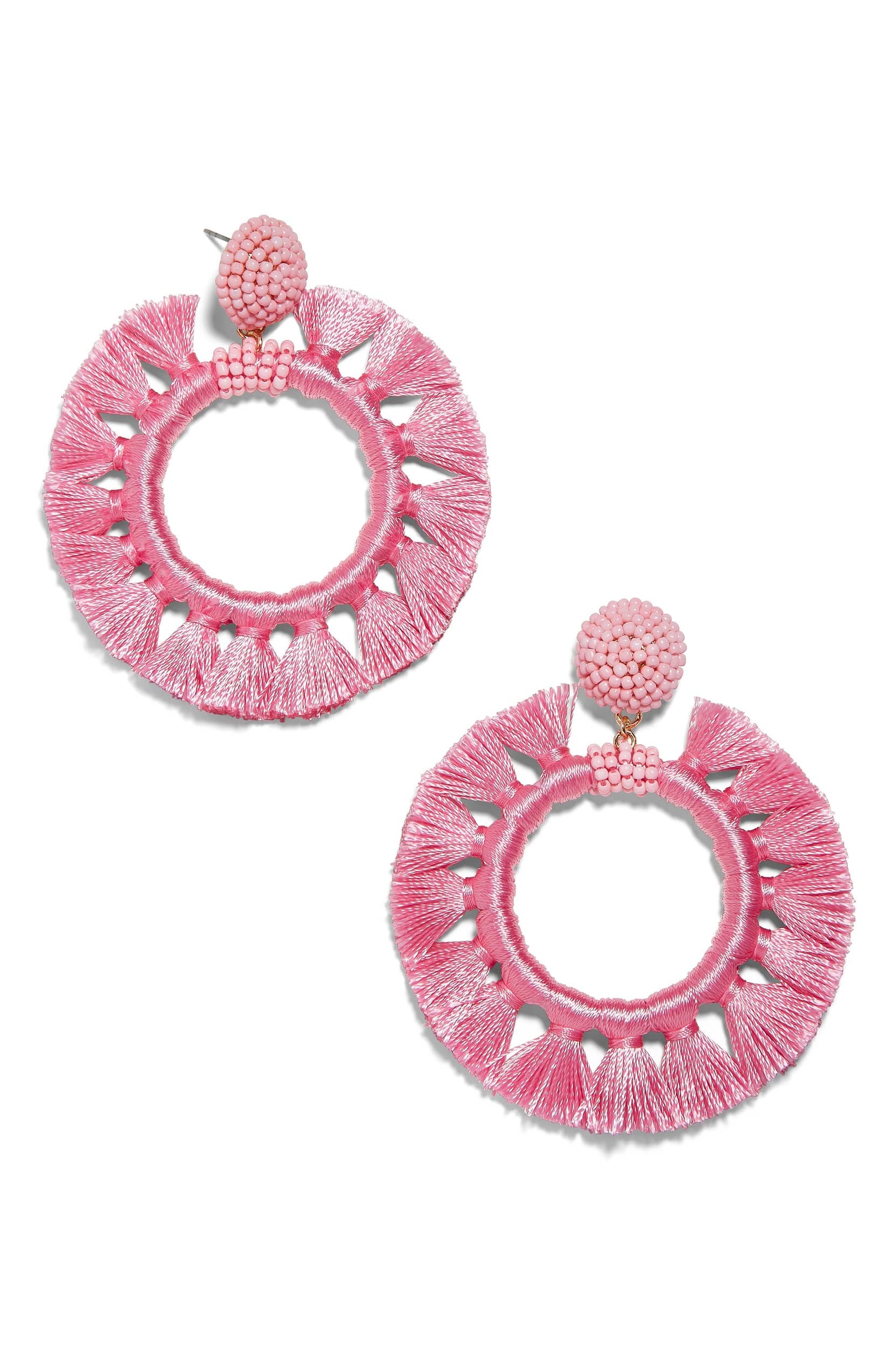 Baublebar red tassel earrings hotsell