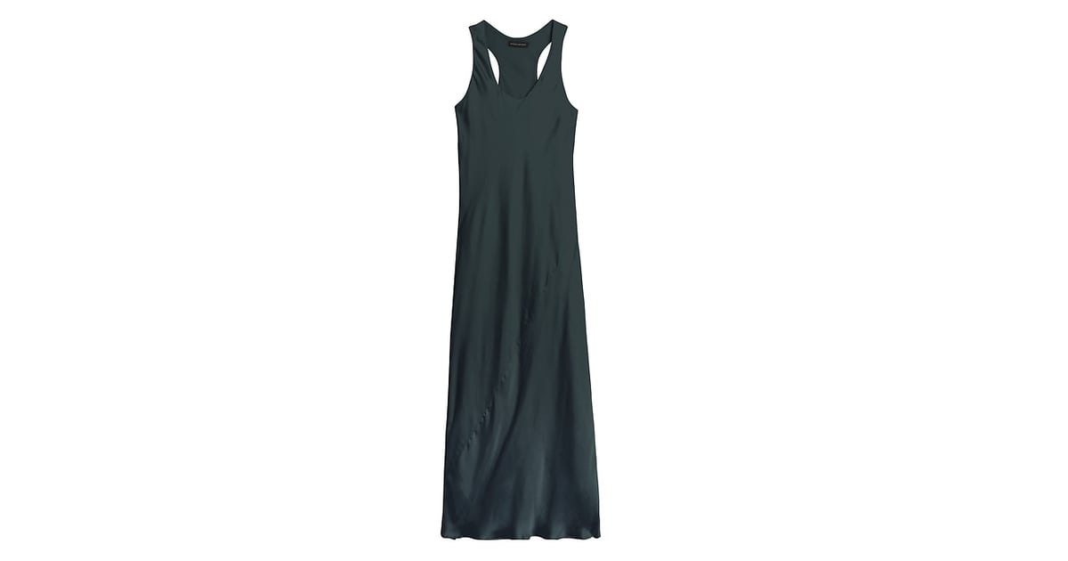 satin slip dress banana republic
