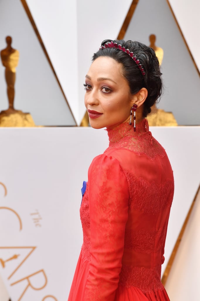 Ruth Negga's Hair and Makeup at the 2017 Oscars