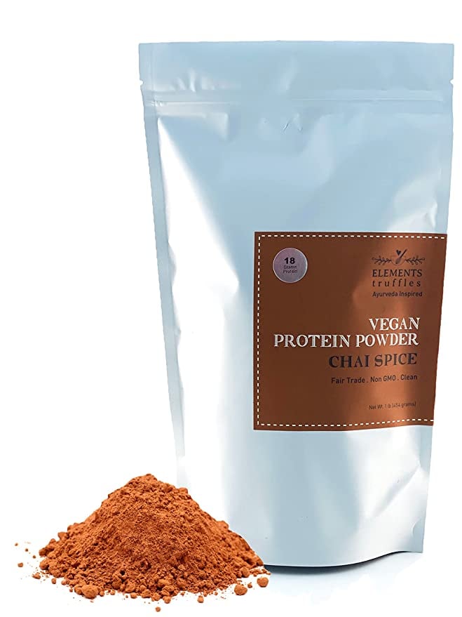 Gifts Under $30 For Women in Their 40s: Elements Truffles Plant Based Vegan Protein Powder