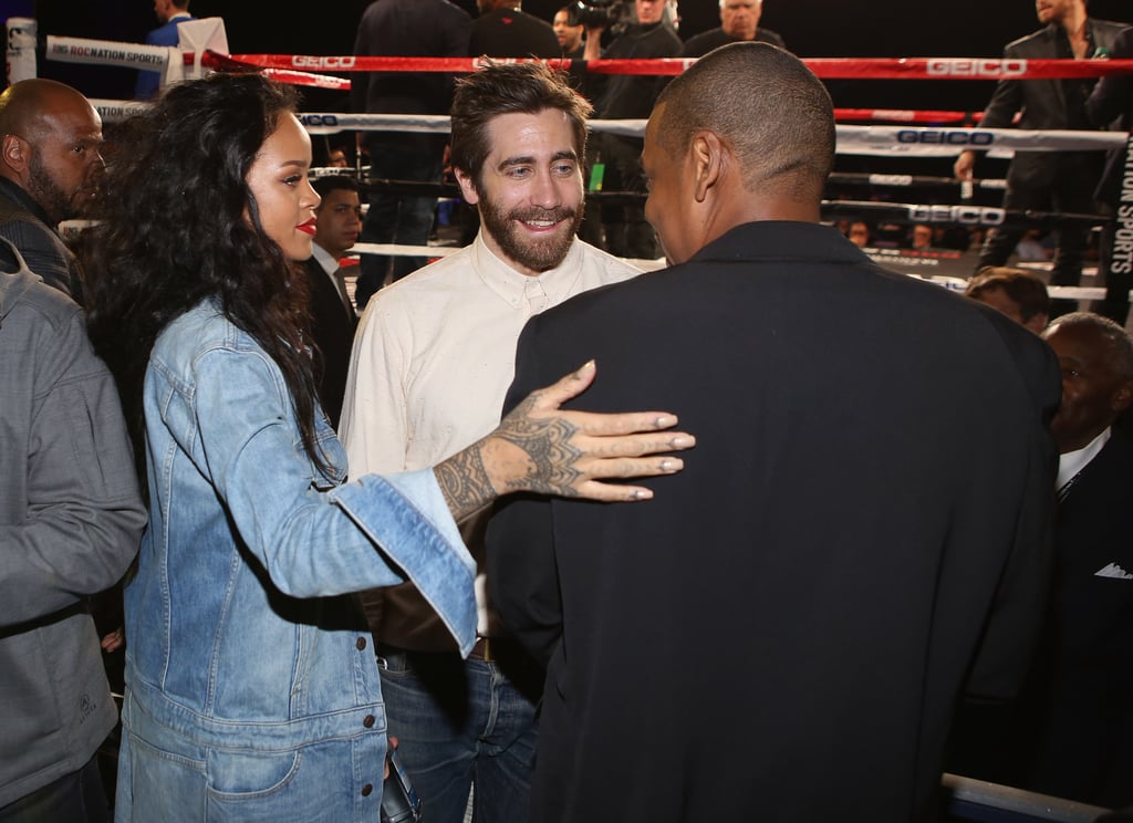 Rihanna, Jake Gyllenhaal, and Jay Z at Boxing Night | Photos