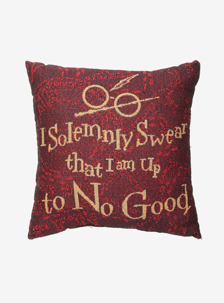 Solemnly Swear Woven Tapestry Throw Pillow