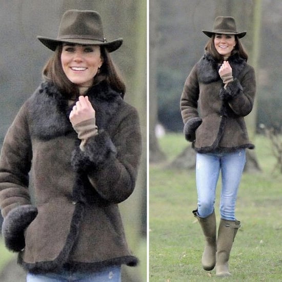 Kate Middleton's Shearling LK Bennett Jacket | POPSUGAR Fashion