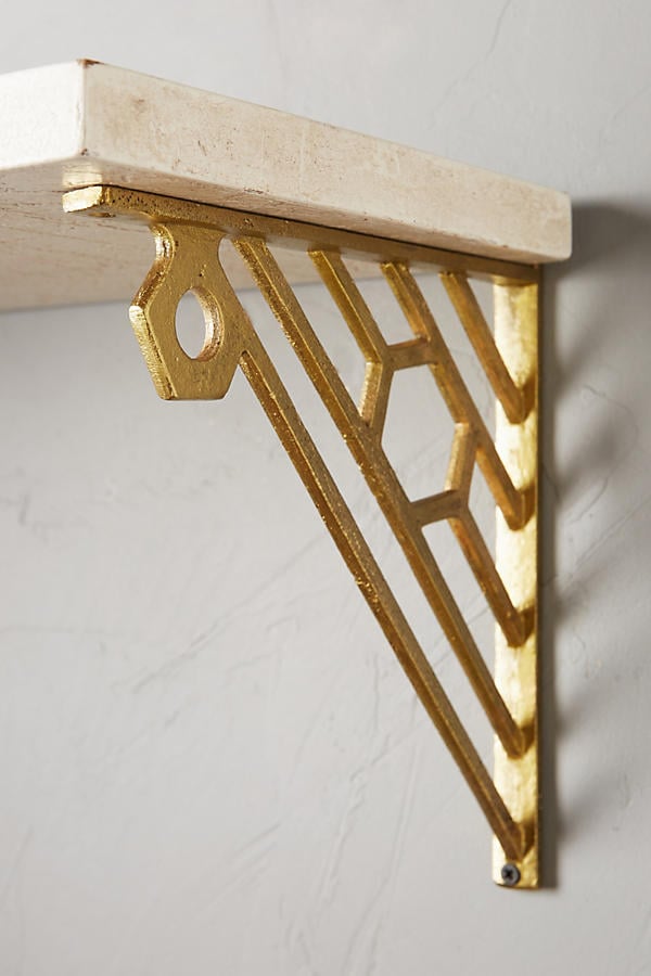 Sela Bracket Affordable Gold Bracket Shelves POPSUGAR Home Photo 3
