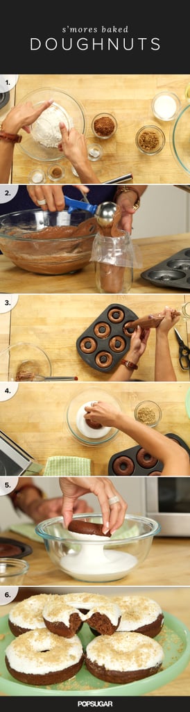 Baked S'mores Doughnuts