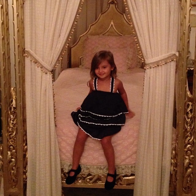 Arabella Kushner looked like the princess with the pea during her visit to Mar-a-Lago in Florida during Winter break.
Source: Instagram user ivankatrump