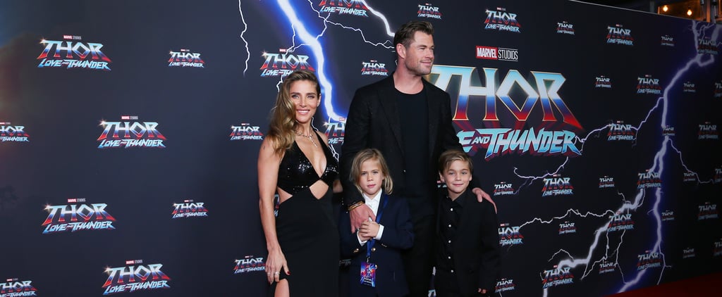 Chris Hemsworth and Elsa Pataky Attend the "Thor" Premiere With Twins Tristan and Sasha