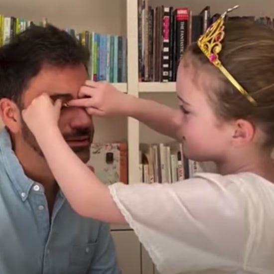 Watch Jimmy Kimmel's Daughter Jane Do His Makeup