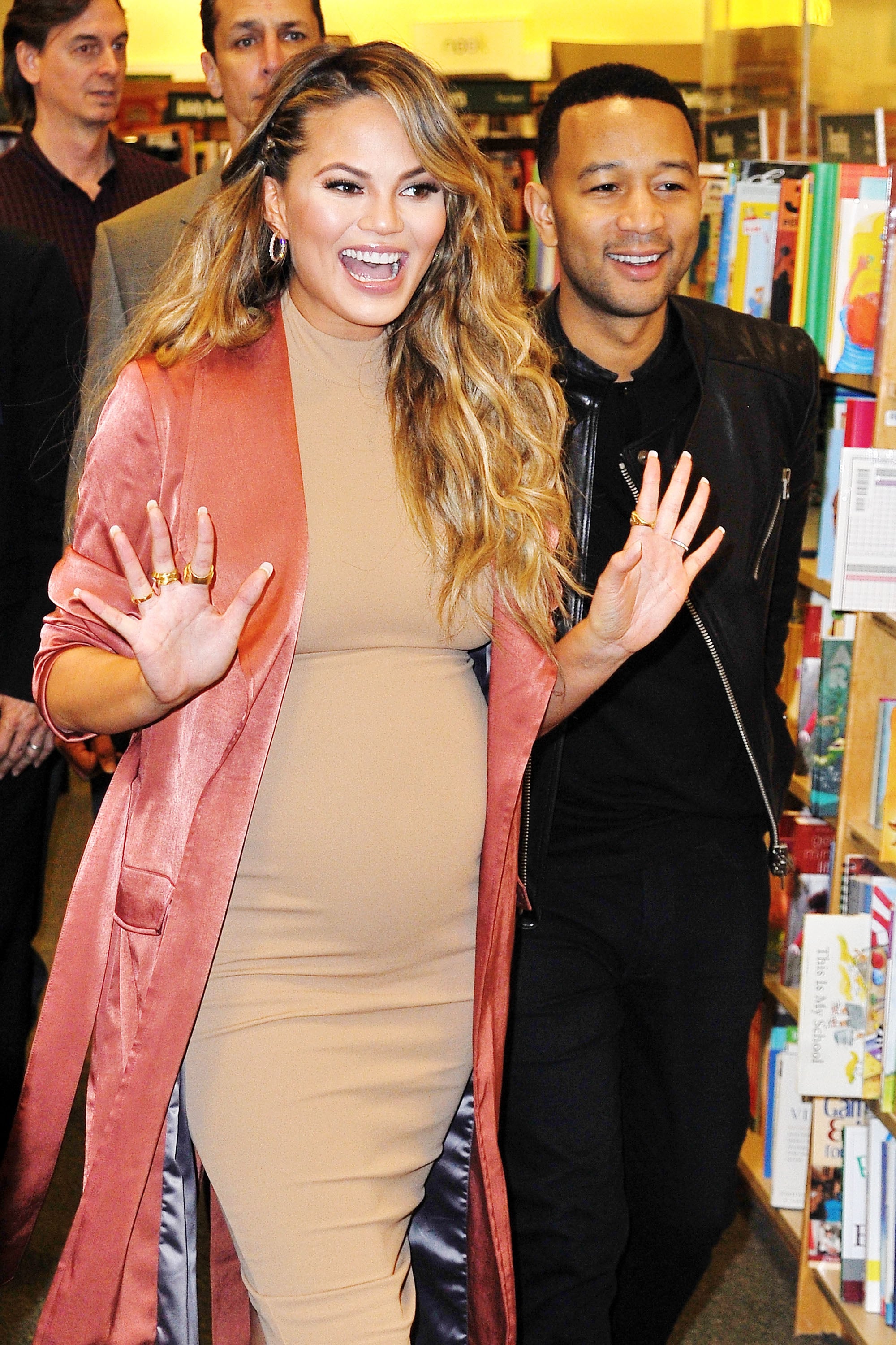 Chrissy Teigen And John Legend At Book Signing Popsugar Celebrity