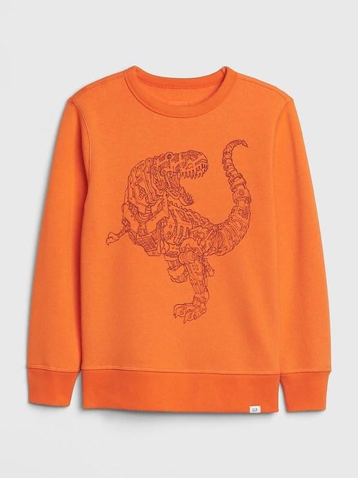 Things are taking a turn for the prehistoric with this Kids Graphic Sweatshirt ($25), which any dino fan will love wearing to school.