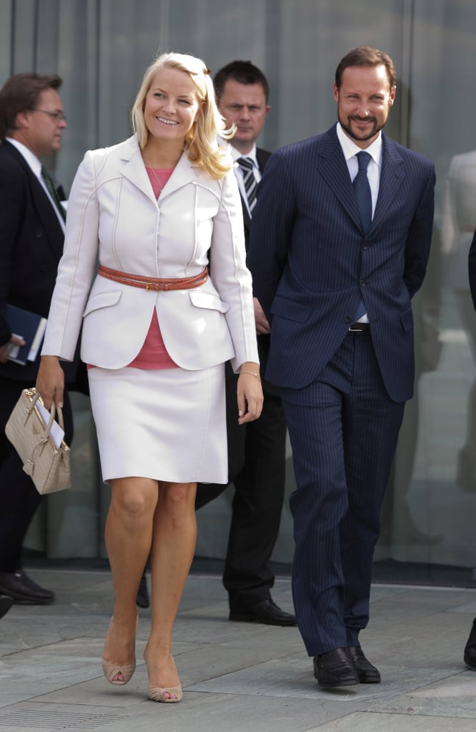 Crown Princess Mette Marit Of Norway The Handbag Style All Royals Own Popsugar Fashion Photo 3