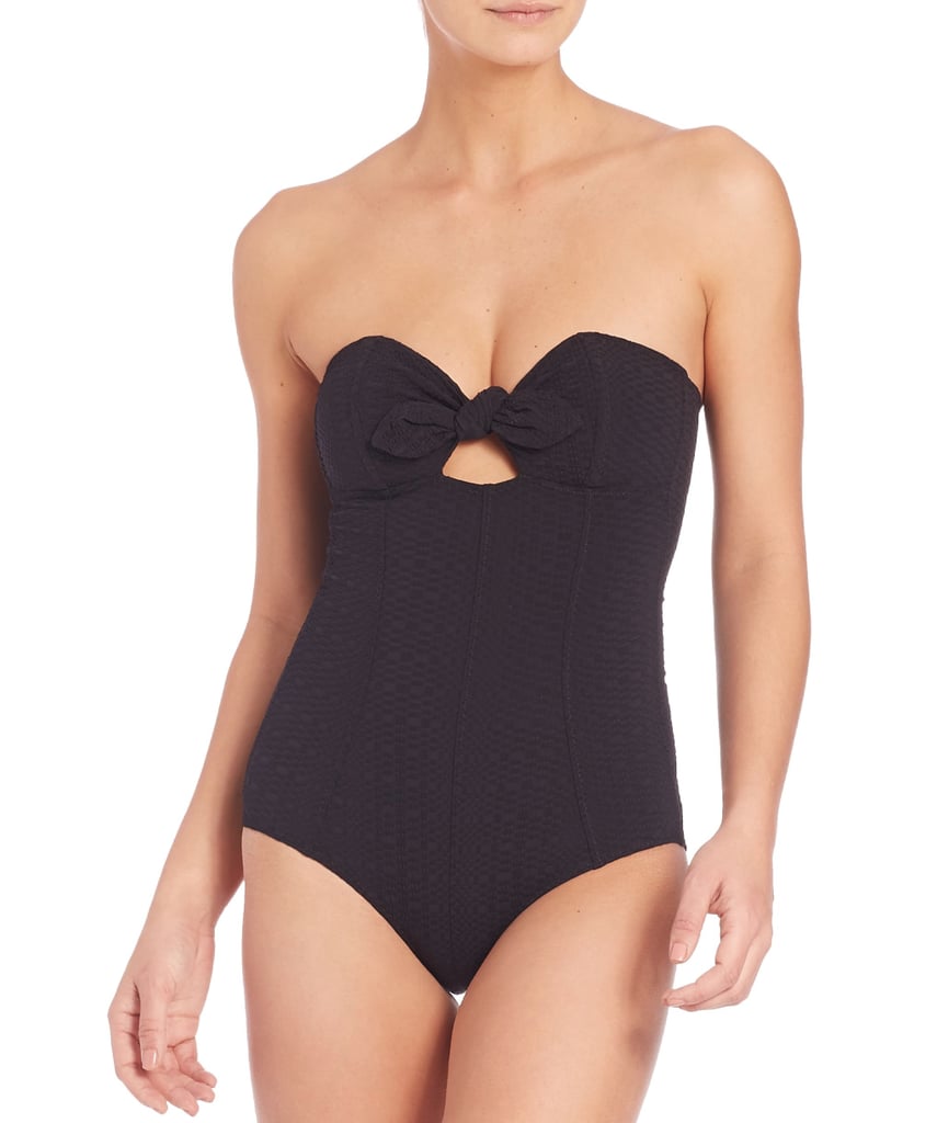 Lisa Marie Fernandez One-Piece Poppy Bandeau Swimsuit