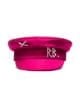 Ruslan Baginskiy Crystal-Embellished Satin Baker Boy Hat