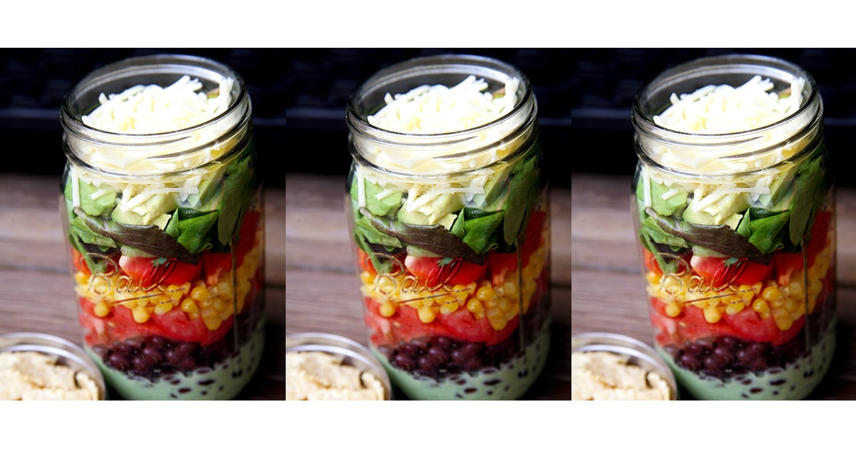 Layered Taco Salad in a Jar Plus Packing Tips - The Dinner-Mom