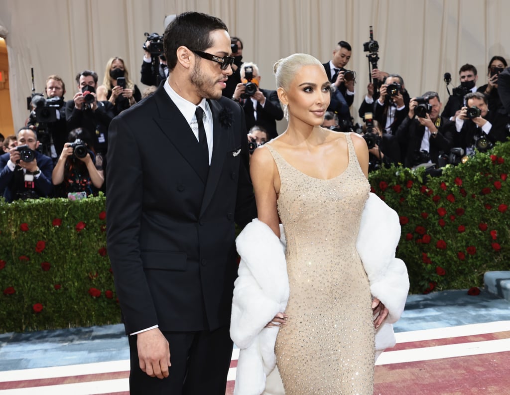Kim Kardashian and Pete Davidson at the Met Gala 2022