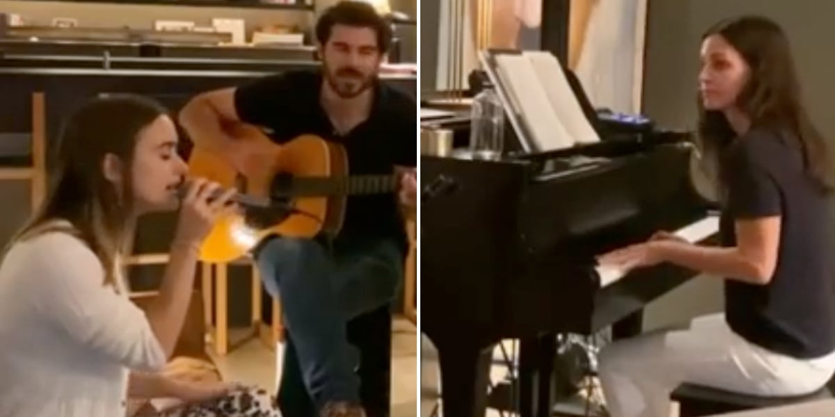 Courteney Cox, Coco Arquette Cover Fleetwood Mac Video POPSUGAR Family