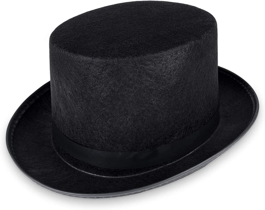 Deluxe Black Magician Butler Formal Costume Top Hat