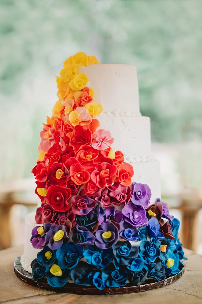 Colorful Ombre Wedding Colorful Ombre Wedding
