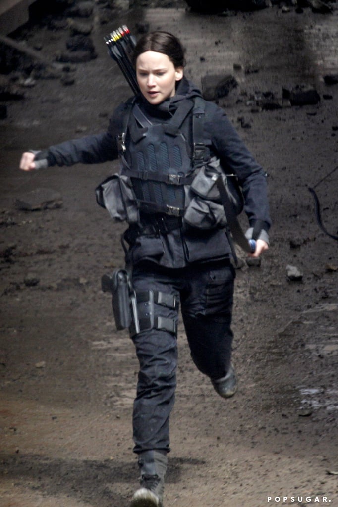 Jennifer Lawrence on the Hunger Games: Mockingjay Set