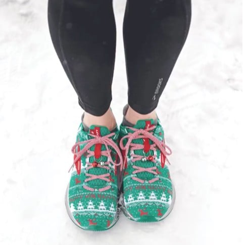 christmas brooks shoes