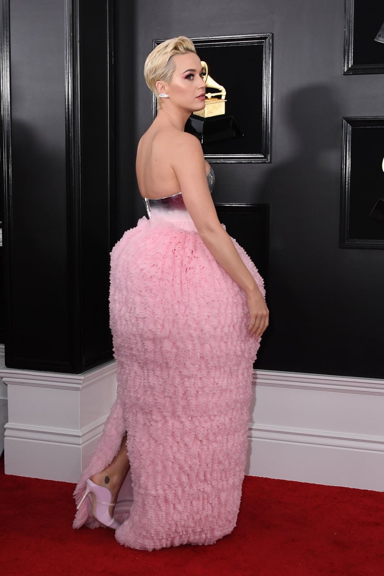Katy Perry Balmain Dress at the 2019 Grammys POPSUGAR Fashion