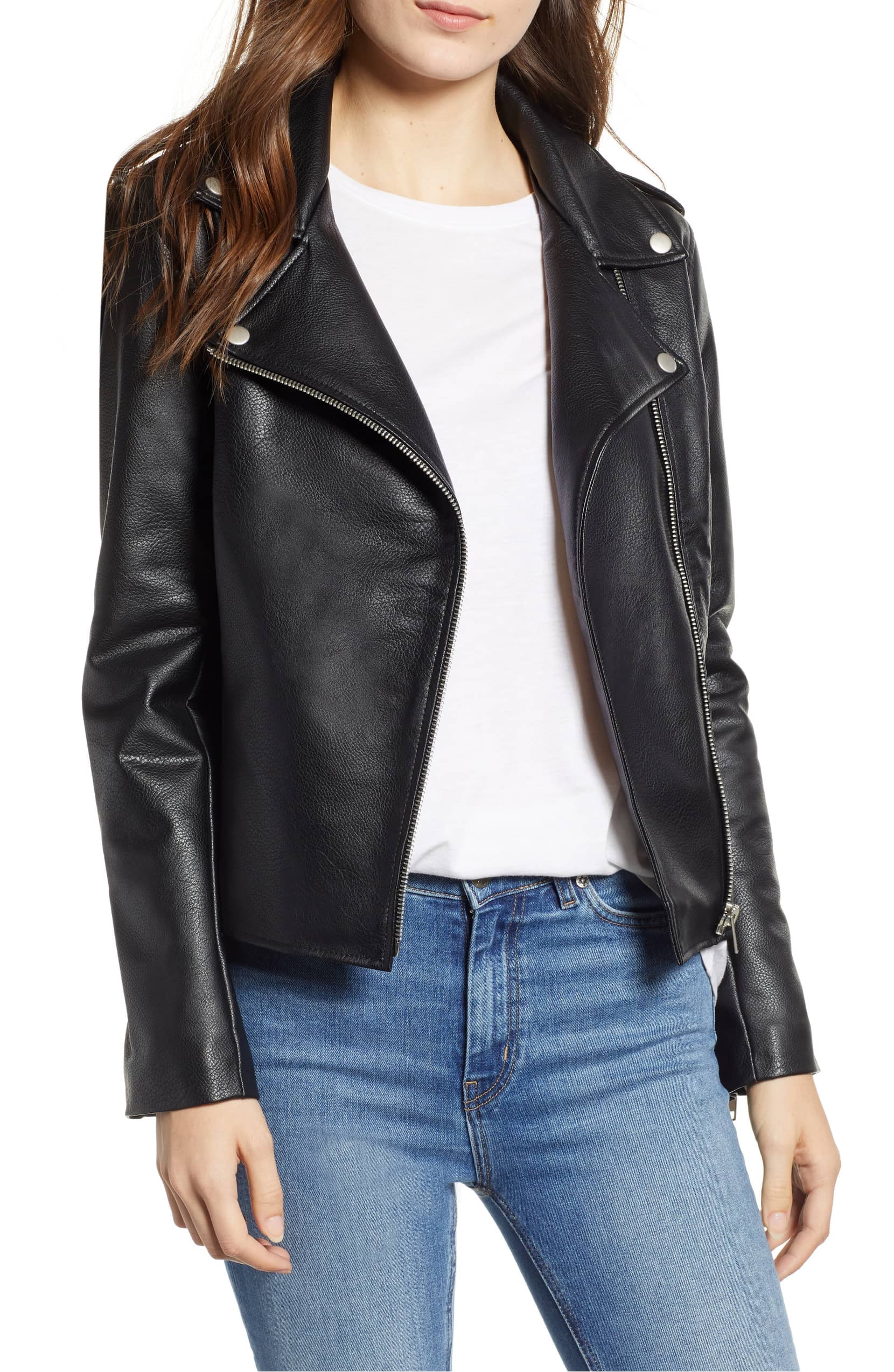 Bb dakota faux 2025 leather jacket