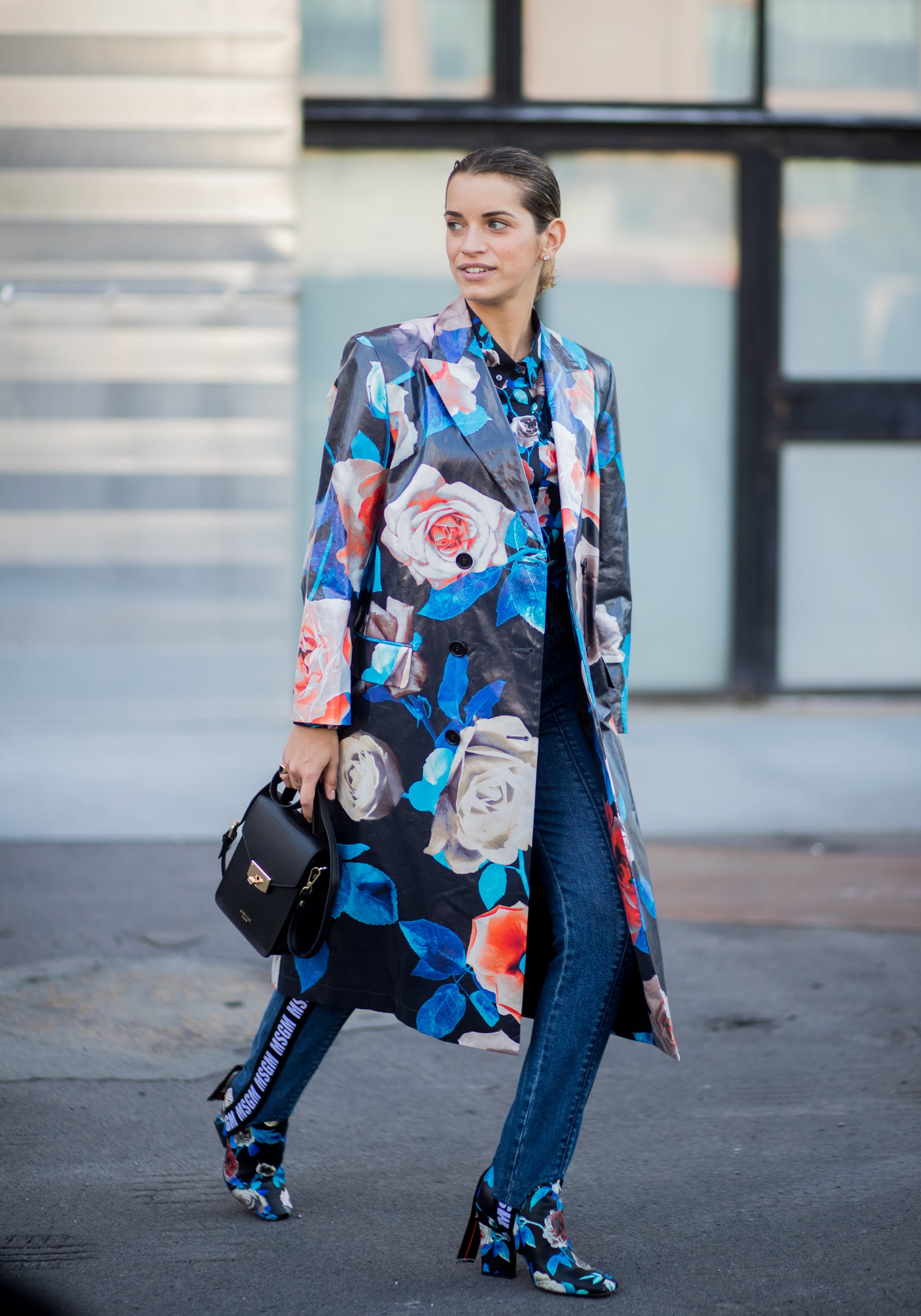 How To Wear Jeans To Work Popsugar Fashion
