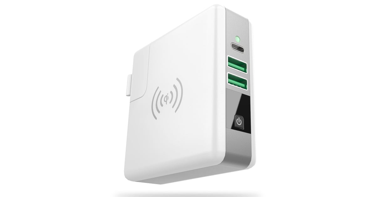 Sumpus QI 2in1 Wireless Charging & Power Bank Best Amazon Products Under 50 POPSUGAR