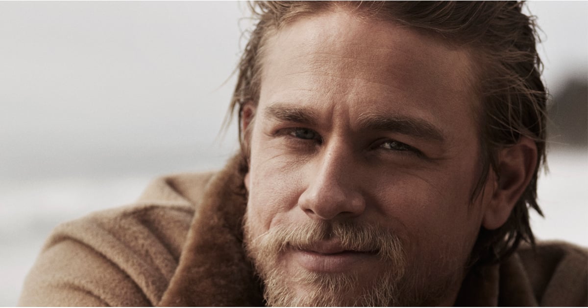 Charlie Hunnam Smirks Popsugar Celebrity