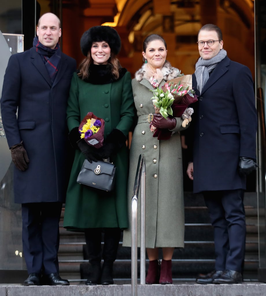 The Duke and Duchess of Cambridge, Princess Victoria, and Prince Daniel