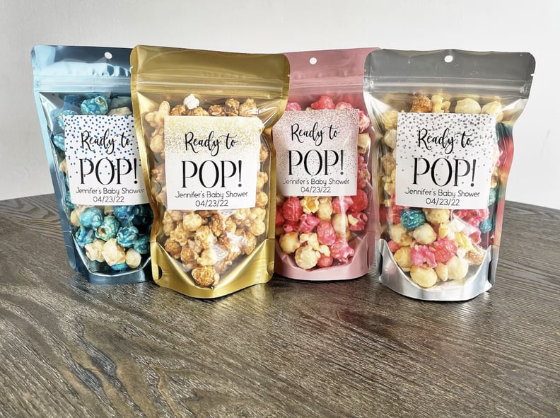 Corny (in a Good Way) Baby Shower Favor: Popcorn