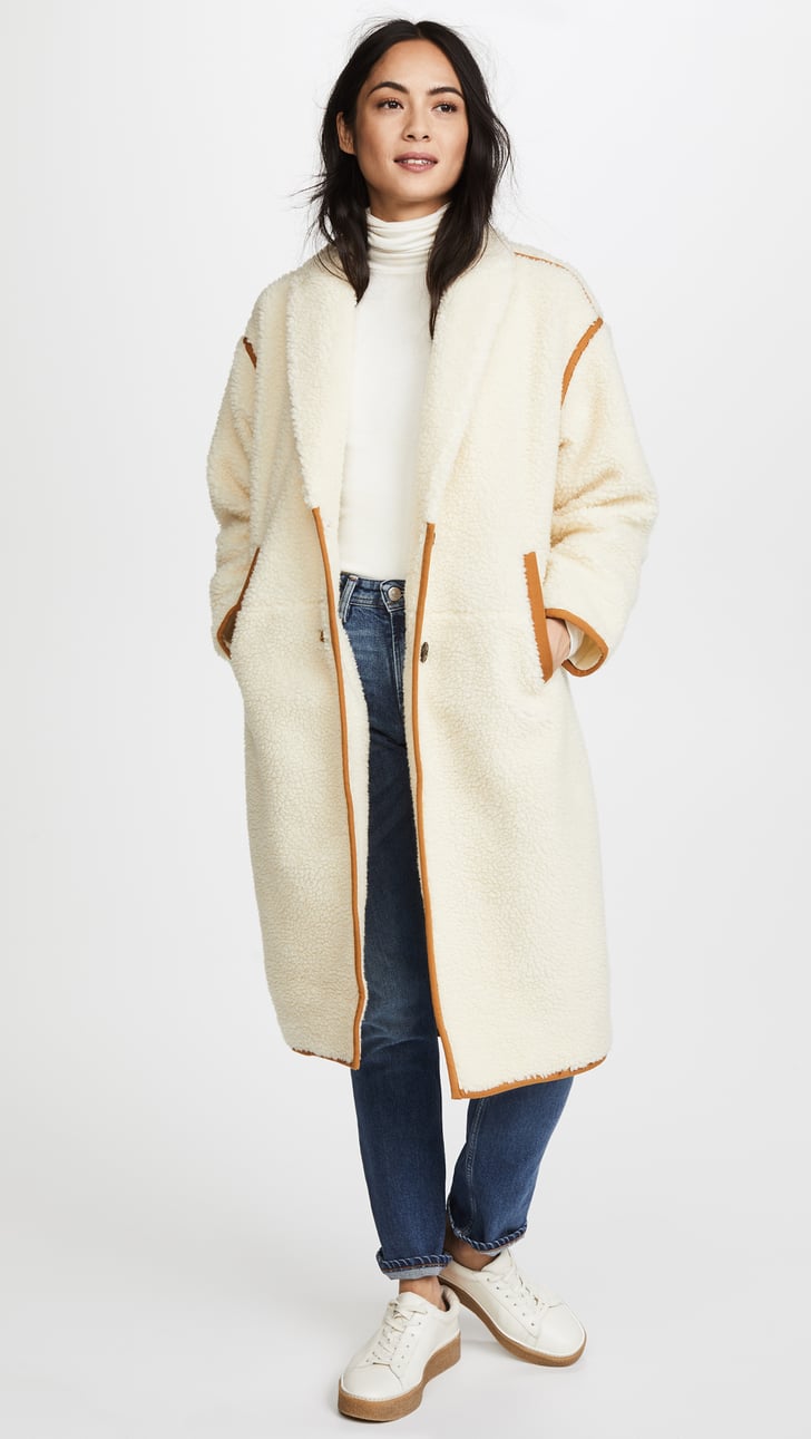 Madewell Cozy Sherpa Coat | Shopbop Winter 2018 | POPSUGAR Fashion Photo 7