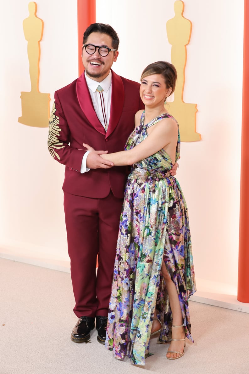 Daniel Kwan and Kristen Lepore at the 2023 Oscars