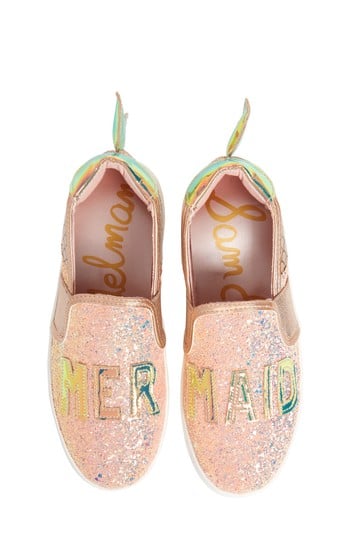 Blane Mermaid Sneakers in Rose Gold