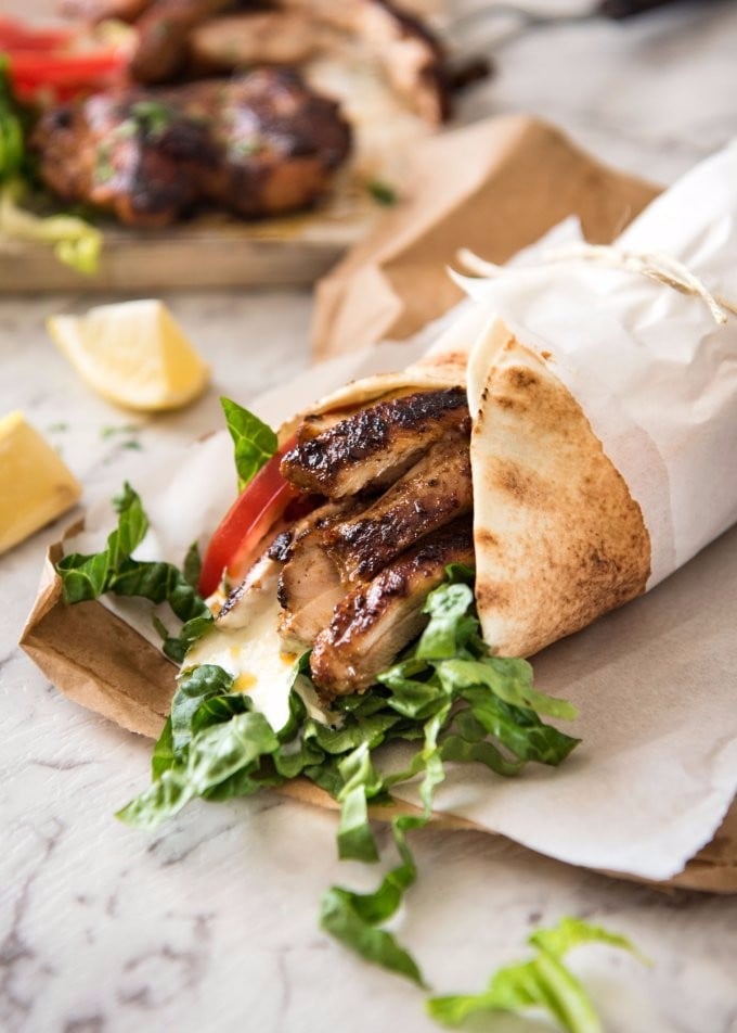 healthy chicken wrap ideas