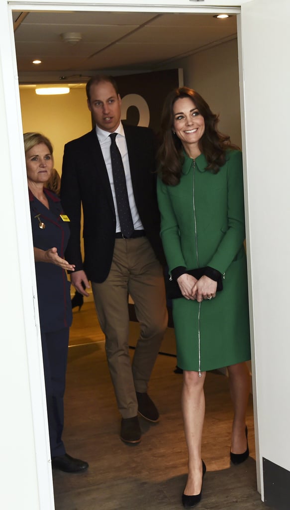 Kate Middleton Green Erdem Coat March 2016