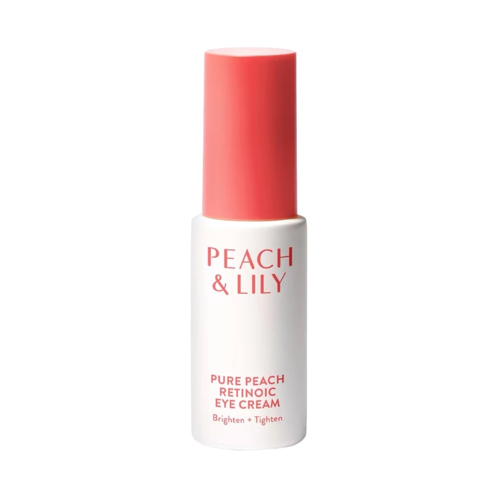 Peach & Lily Pure Peach Retinoic Eye Cream ($43)
Most retinols are too strong to use around the eyes or mouth, so I started using this retinoid eye cream every night. I apply it not only around my eyes but also around my mouth to help prevent nasolabial folds from forming.