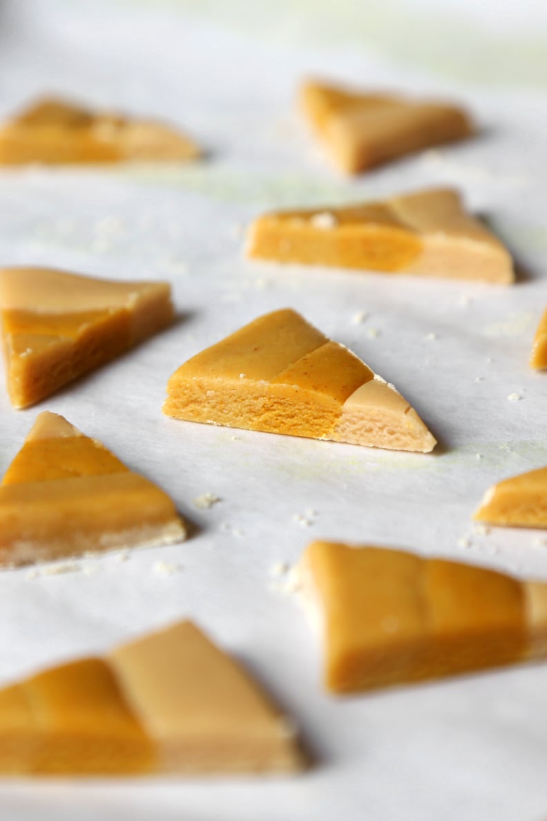 Candy Corn Protein Bites