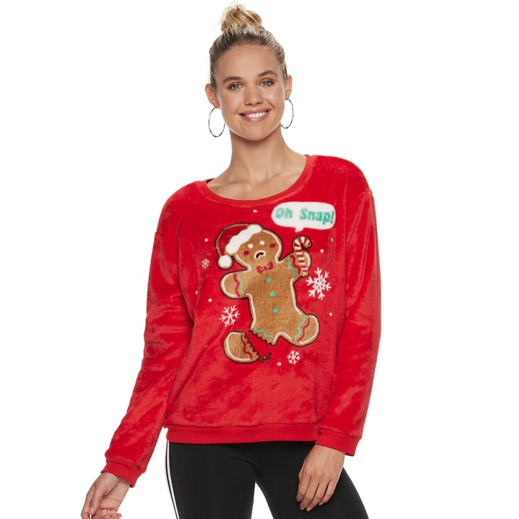 Oh Snap Fleece Christmas Sweatshirt | Best Kohl's Ugly Christmas ...