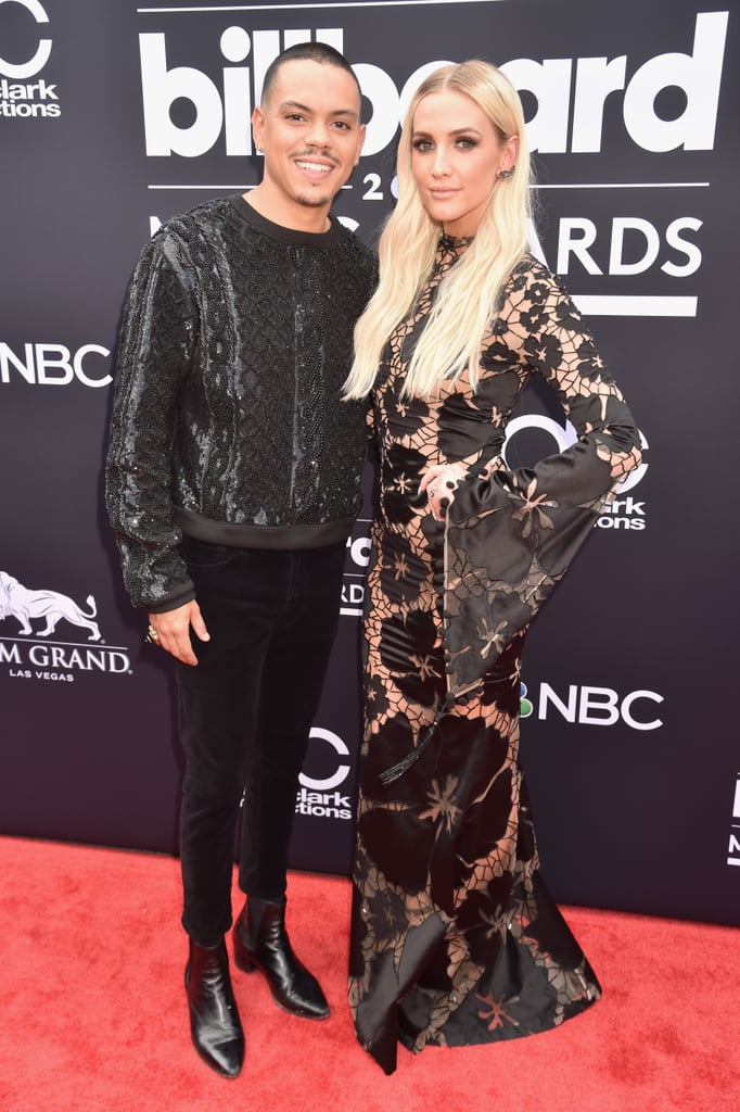 Ashlee Simpson and Evan Ross at 2018 Billboard Music Awards